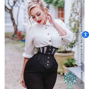 Orchard Corset Mesh Hourglass Curve Waspie Underbust Corset Size 30